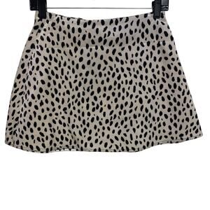 Vintage Picasso Cheetah Print Skirt Womens Size M